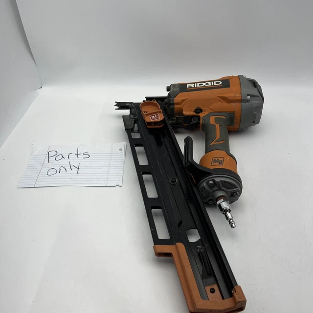 Ridgid Pneumatic Framing Nailer 21-Degree 3-1/2" Round Head R350RHF Parts Only