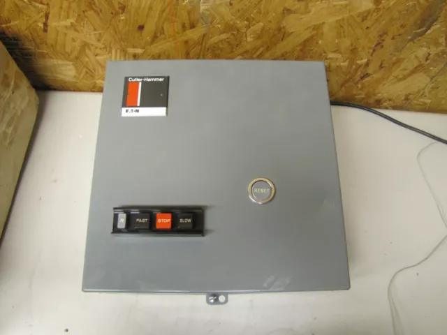 Cutler-Hammer Multispeed Starter A700Bg022 Size 0 A3 3 Ph 18 A Amp 120 V New
