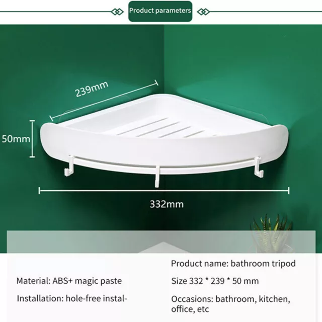 Plastic Bathroom Shelves Organizer Snap Up Bathroom Corner Shelf Caddy Shelf 3