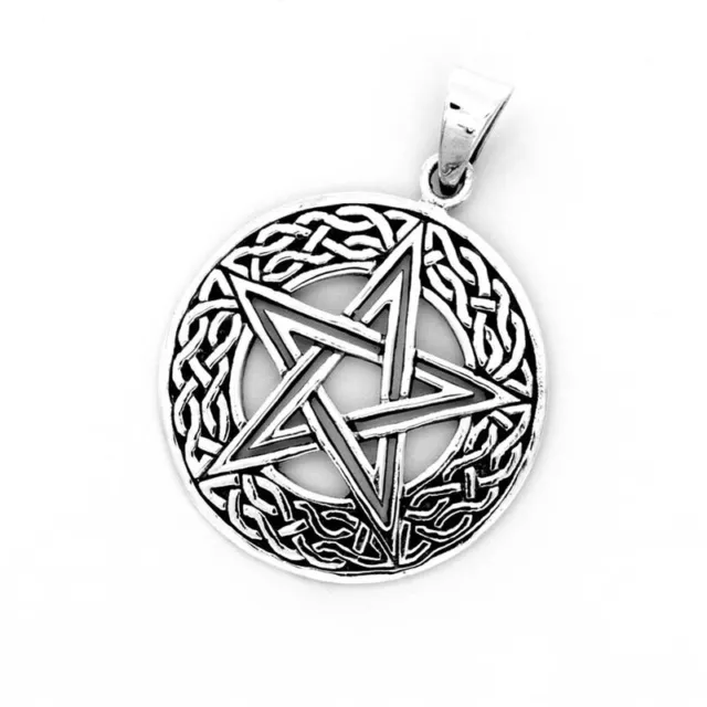 Pentagramm Drudenfuß Gothic Anhänger Amulett Magie Wicca Hexen Pentagram 98505K