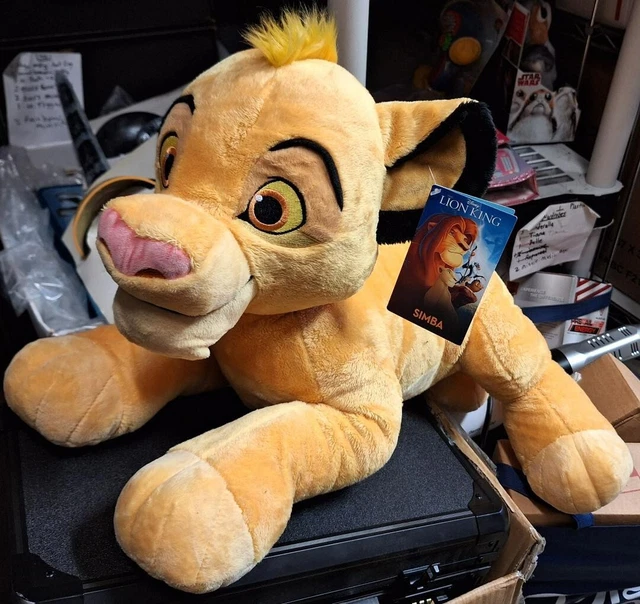 DISNEY THE LION King Simba Plush Cub Large 24” Stuffed Toy New with
