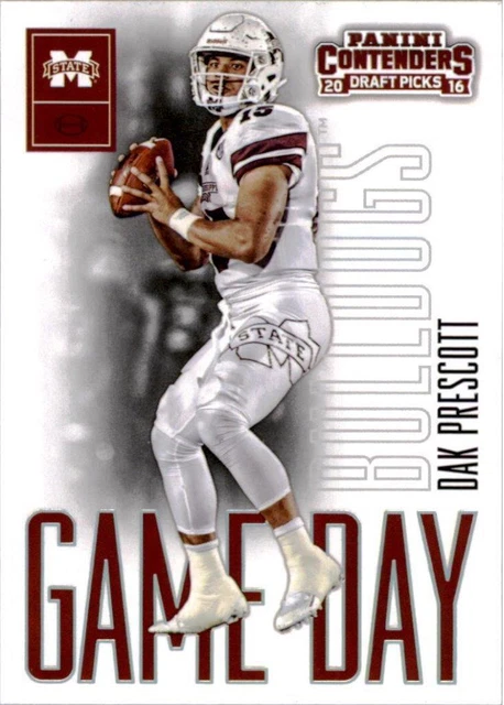 2016 Panini Contenders Draft Picks Game Day Tickets #25 Dak Prescott Cowboys