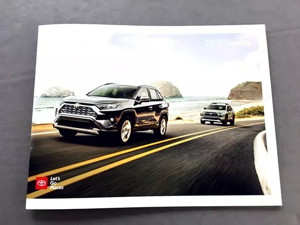 2019 Toyota 36page Car Sales Brochure Catalog Land Cruiser Avalon 86 Rav4 Tundra