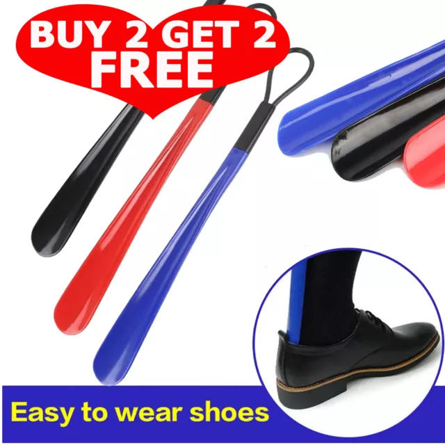 Long Handled Shoe Horn Plastic Shoehorn Shoe Remover Mobility Aid Easy Grip