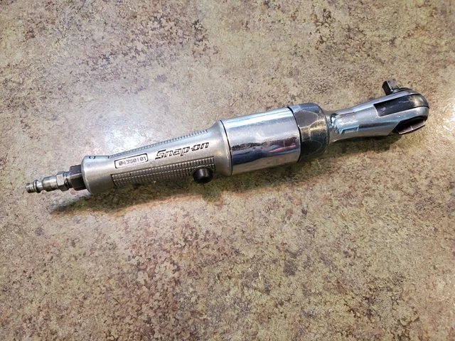 Vintage SNAP-ON FAR72C 13.5" Long 3/8" Drive Pneumatic Air Ratchet