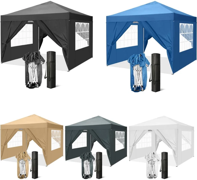 Falt Pavillon Partyzelt WASSERDICHT Pavillion Gartenzelt Dachmaß 3x3 m paillon