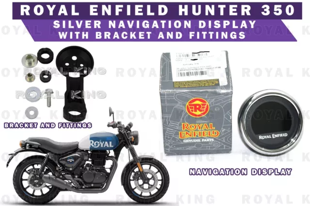 Royal Enfield Hunter 350 "Silver Navigation Display Unit With Fitting Assy."