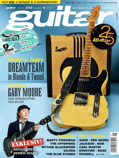 Guitar 05 2021 Avec Gitarre Playalongs et dans Le Test FENDER Cs '51 NOCASTER
