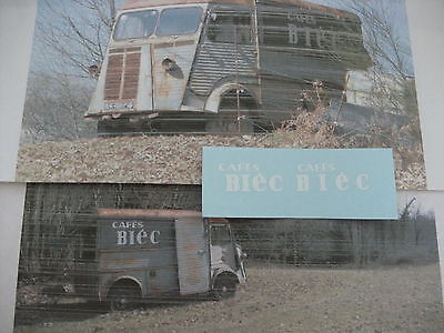 Airfix decals decalcomanie pour citroen hy type h  café cafes biec 1/18 