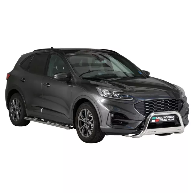 Frontbügel Frontschutzbügel für Ford Kuga 2020-2024 ø63mm Stahl Silber Schutz