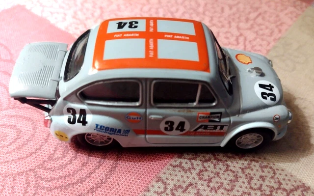 Miniature RD Marmande Fiat Abarth 850 Sport – Le Mans 1961, 1/43 Bois