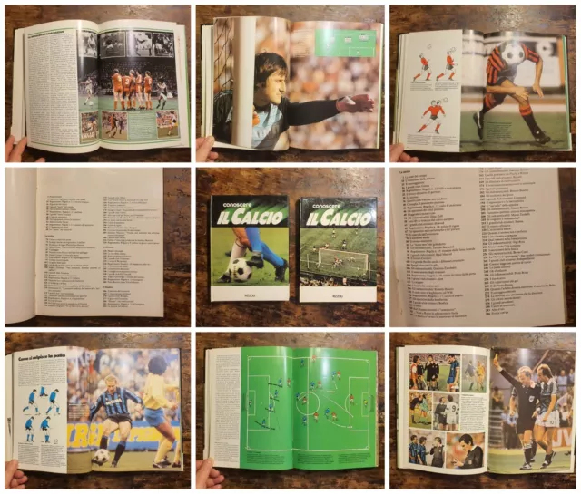 IL CALCIO ⚽️ libro 85❗ALBUM 2 vol.❗MANUALE illustrato ENCICLOPEDIA sport REGOLE❗