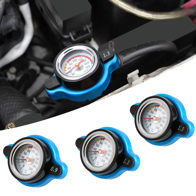 Tappo radiatore termostatico auto 0,9/1,1/1,3 bar misuratore temperatura acqua testa piccola