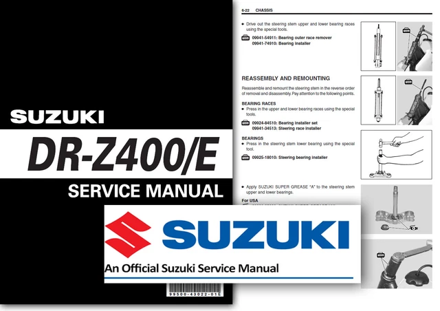 DRZ400S サービスマニュアル 【公式通販】