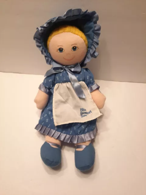1986 Dakin Blue Bonnet Sue 11" Doll Nabisco Advertising Cloth Plush  VINTAGE