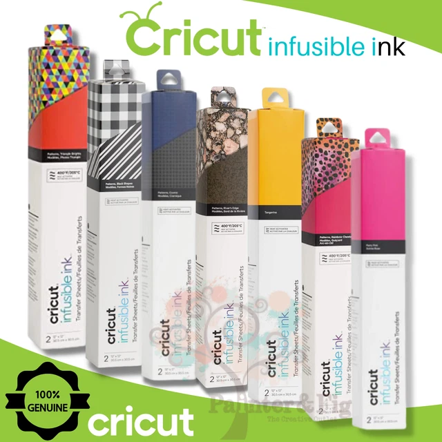 Heat Transfer Paper Ink Types CRICUT INFUSIBLE INK Transfer Sheets, Permanent Heat Transfer, 2 Sheets ...