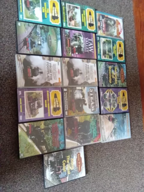 16 X Local Mixed Heritage Etc Railway Dvds