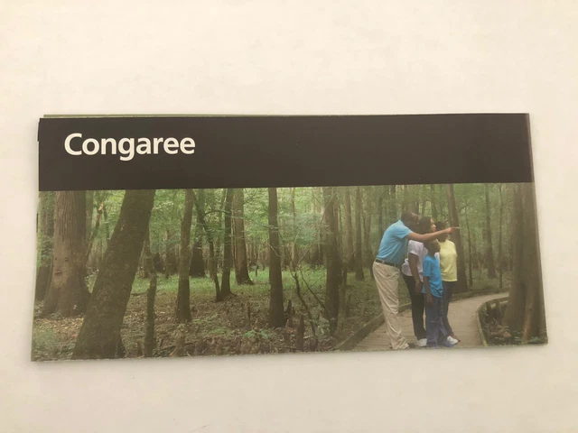Unigrid CONGAREE NATIONAL PARK Unigrid Brochure Map NPS Newest Version South ...