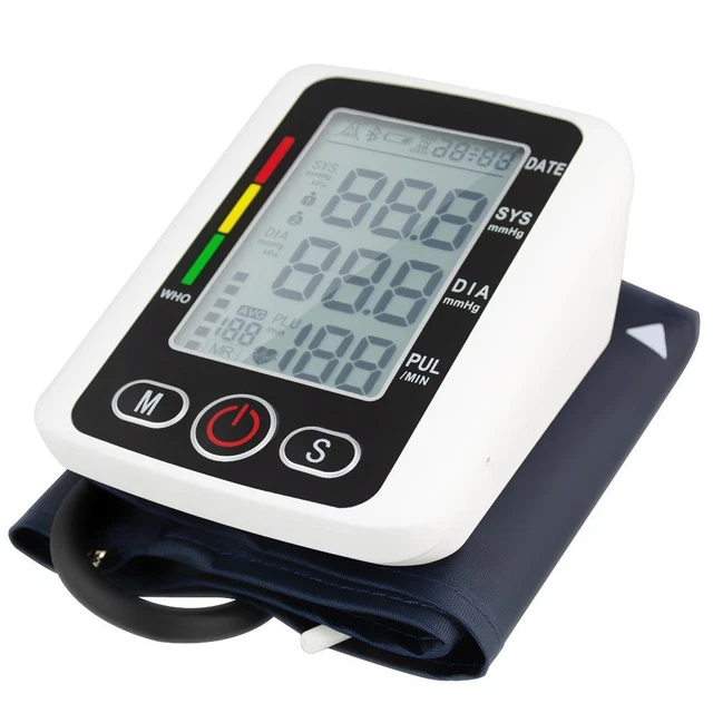 Monitor digital de la parte superior del brazo de máquina de presión arterial monitor automático electrónico
