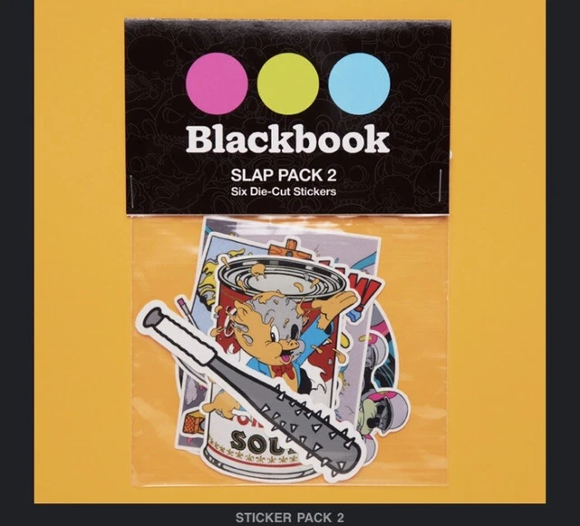 Matt Gondek Blackbook Slap Pack 2 With 6 Die Cut Stickers Spring 2023 CONFIRMED