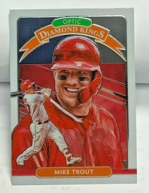 Mike Trout 2020 Panini Donruss Optique Baseball Diamant King #9 - Angels