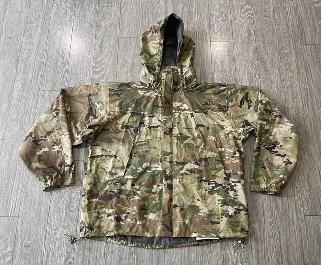 Military Men’s Sz X-L-Xl Extreme Cold Wet Weather Multicam Gen Iii  Ocp Jacket