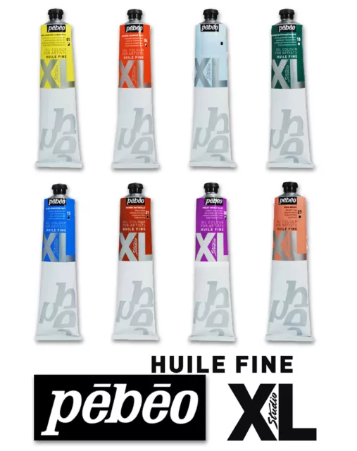 Pebeo Studio XL Fin Artiste Huile Peinture 200ml - 52 Couleurs Disponibles