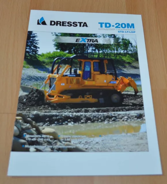 Dressta TD-20M Dozer Construction Machinery Brochure Prospekt