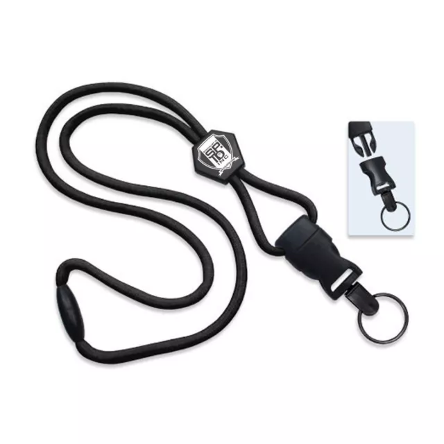 Heavy Duty Breakaway Lanyard with Detachable Key Ring & Slider by Specialist ID