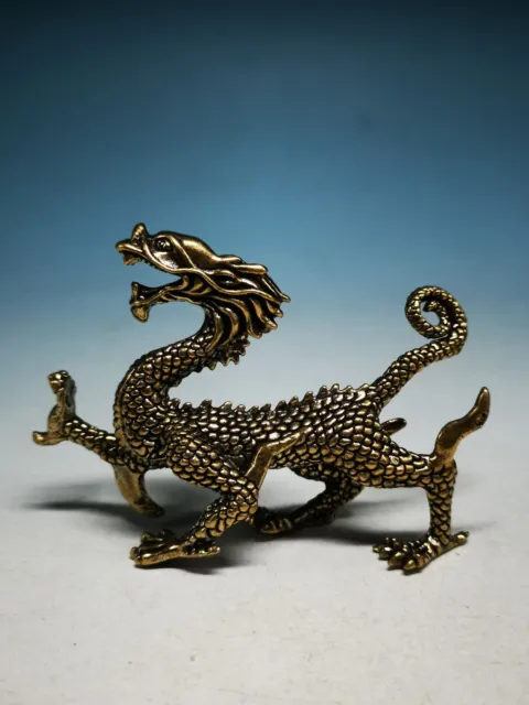 Sublime OLD Chinese Collection Handmade Bronze Beast Statue