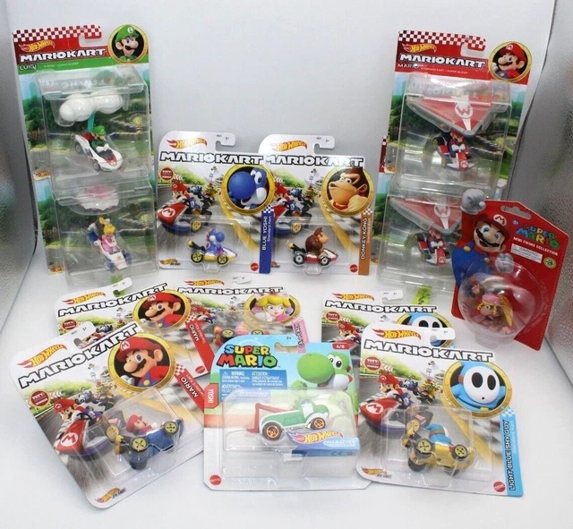 MARIO KART / Super Mario Hot Wheels 164 Mario, Peach Etc Séléction
