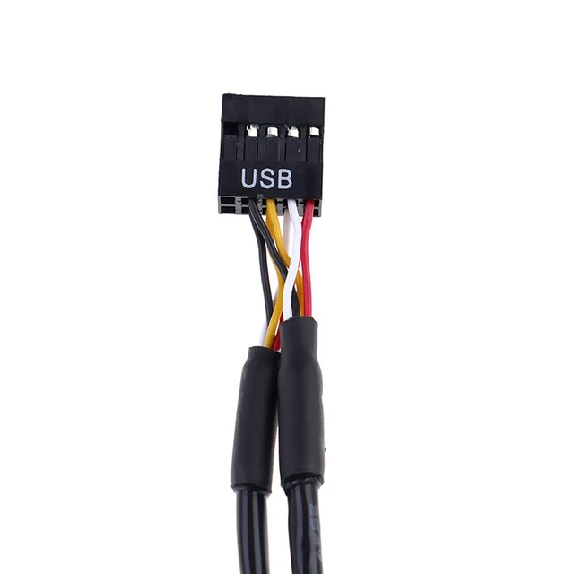 1Pc 9pin USB header male 1 to 4 female extension splitter cable 9p multip Hf LZ