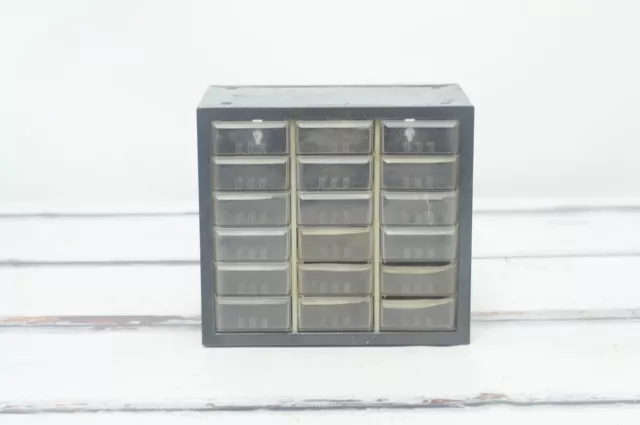 Small Parts Organizer Storage Cabinet 24-Compartment Drawers Bins Hardware  Tool