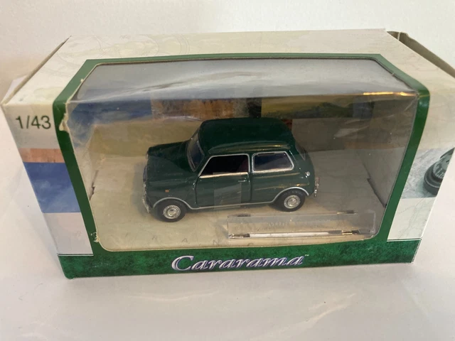 1/43 Mini Cooper Cararama/Hongwell verte TBE boite d'origine TBE ouverte photos