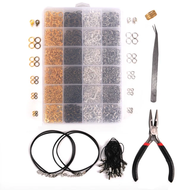 Jewelry Findings Jewelry Making Starter Kit Beading Making Repair Tools Set ~m' 2