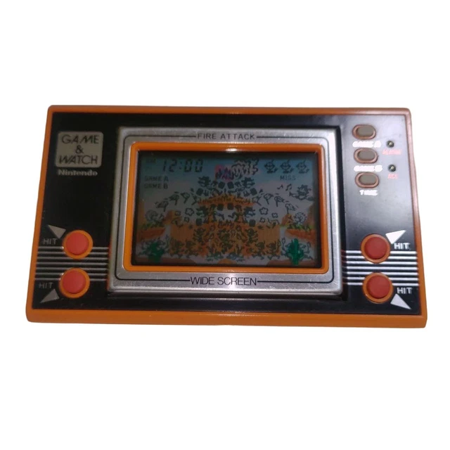NINTENDO GAME & Watch Fire Attack ID-29 LCD graphic overlay