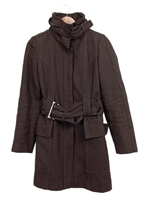 Manteau Parka Pregio Avec Capuche Amovible - Taille 46 (FR) - Marron - Neuf Avec étiquettes