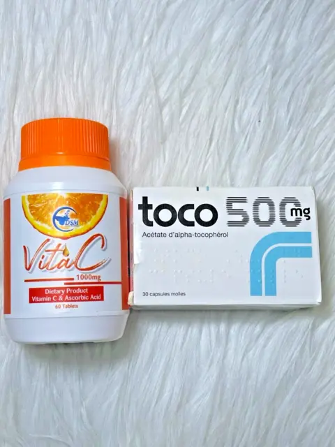 Super Duo Vitamine C Ascorbic Acide & Vitamine E Toco 500Mg