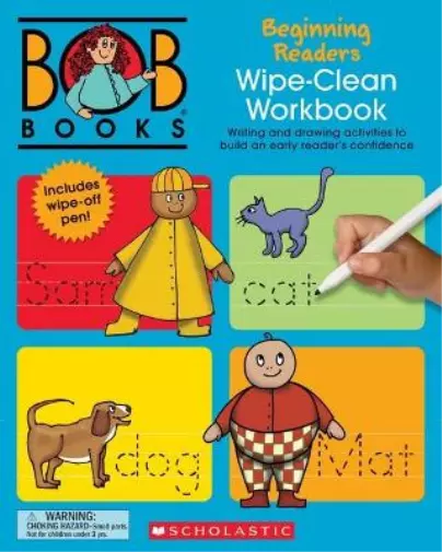 Lynn Maslen Kertell Bob Books: Beginning Readers Wipe-Clean Workbook (Poche)