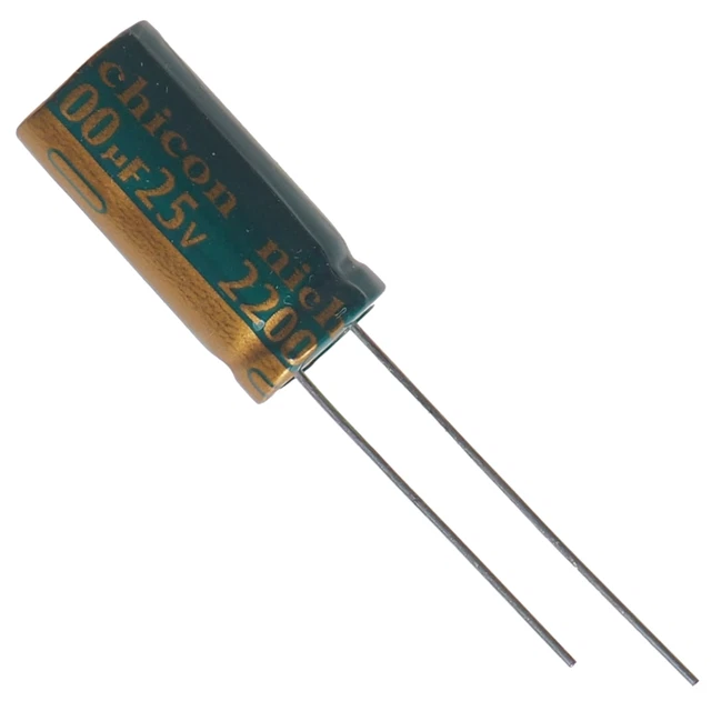 2200UF 25V 10x21mm Radial Condensateur Électrolytique Condensateur 1-10 Pièce
