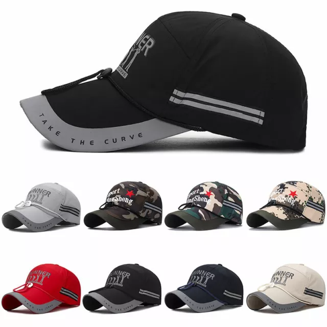 Casquette Baseball Sport Réglable Hommes Femmes Golf Pêche Pare Soleil Chapeau .