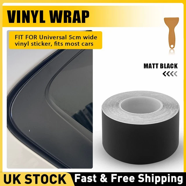 3M 50 Vinyl Pinstriping Tape Roll In Black 12-1/2" X 150ft