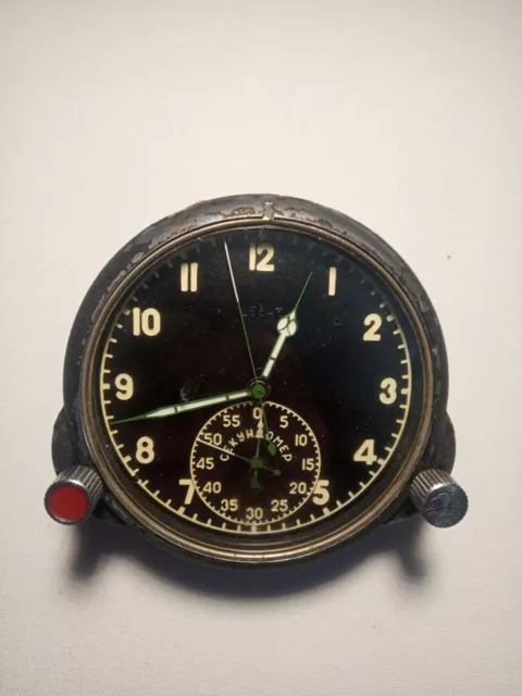 RARE Watch Mig Panel 59 ChP Soviet Military Aviation USSR Vintage 59 ChP