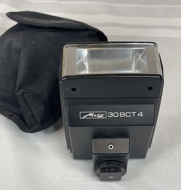 TESTED Metz Mecablitz 30 BCT 4 Flash Germany Nikon F3 FM2 FE2 Canon A-1 AE-1 F1