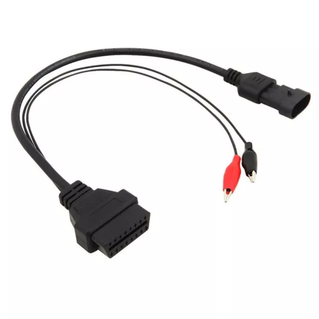 3 Pin to 16 Pin OBD2 Adapter Connector Diagnostic Cable for Fiat Alfa Lancia a