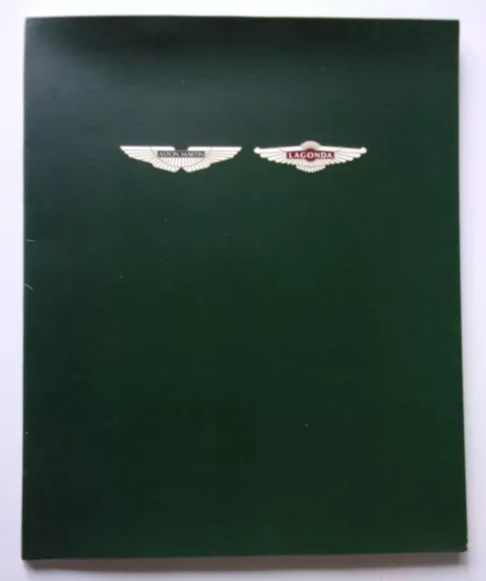 ASTON MARTIN orig 1995 UK Mkt Press Pack - V8 Vantage Volante DB7 Coupe