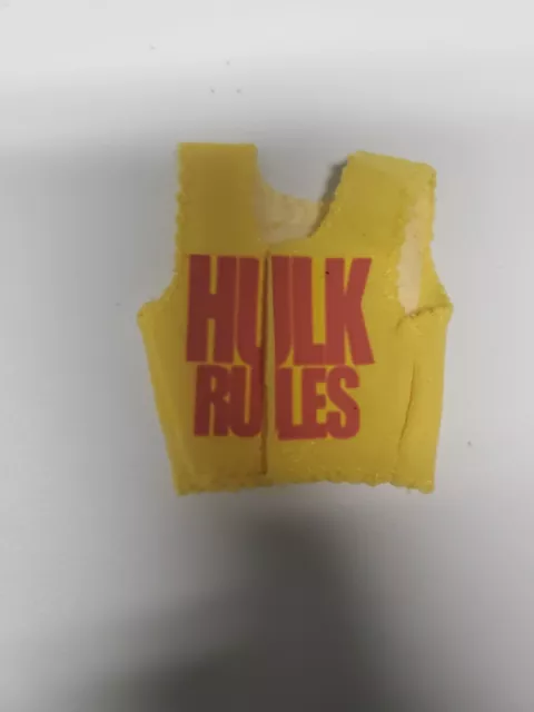 MATTEL ELITE WWE Hulk Hogan custom Hulk Rules tear away shirt $15.00 ...