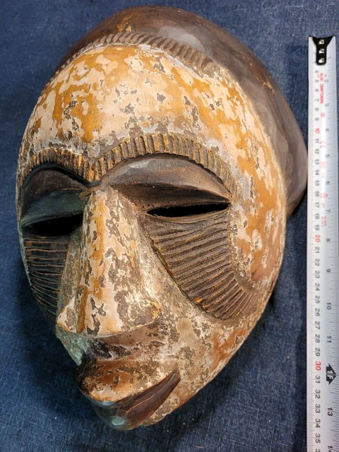 Vintage African Ceremonial Mask - Tribal Art 10