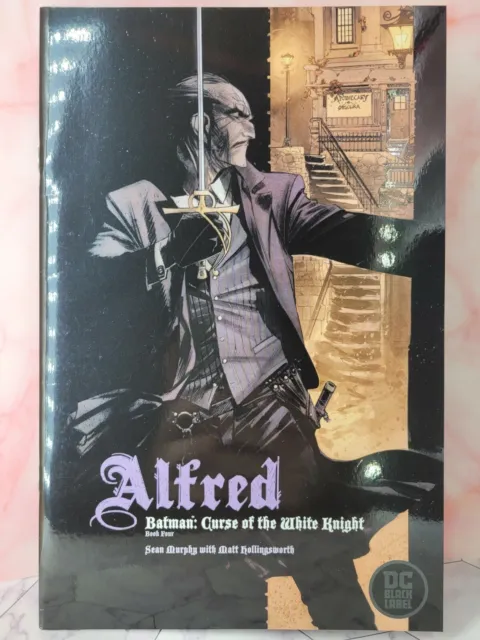 Batman Curse of the White Knight #4- CVR B Alfred Variant, Black Label, DC, VF!