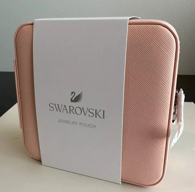 SWAROVSKI PINK JEWELRY Box Travel Pouch Accessories Bag 5551578